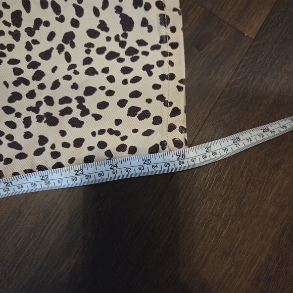 Banana Republic Black and Cream Leopard Print Skinny Pants High Rise NWT - Picture 2 of 8